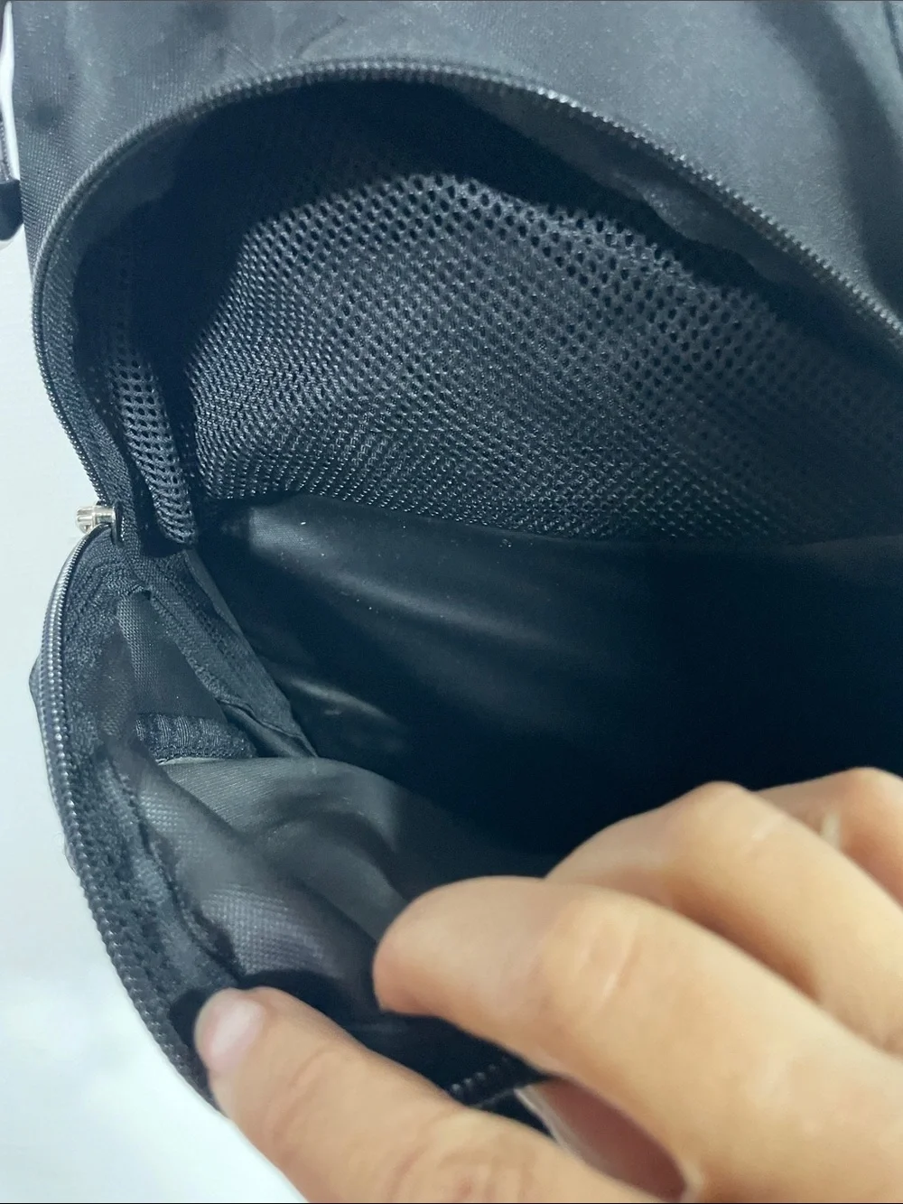 REI Black Sling Backpack with Gray Accents